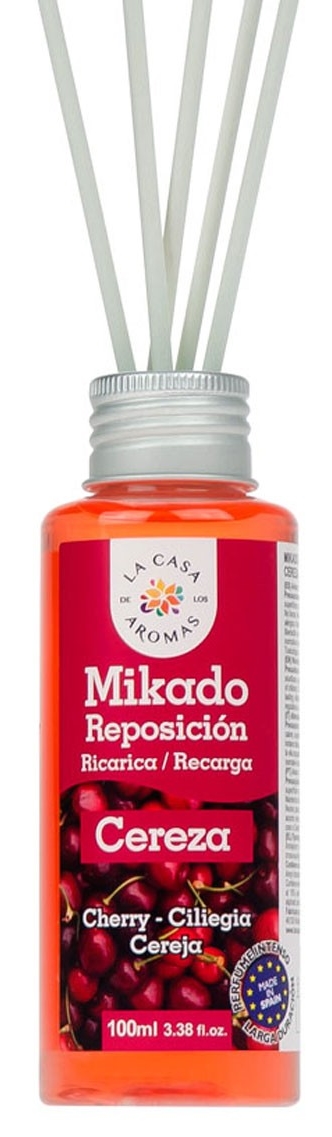 Ambientador mikado Casa dos Aromas recarga 100ml cereja
