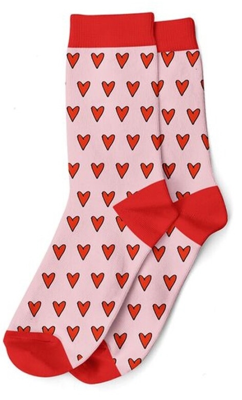 Meias estampadas Funny em polyester 35-42 love