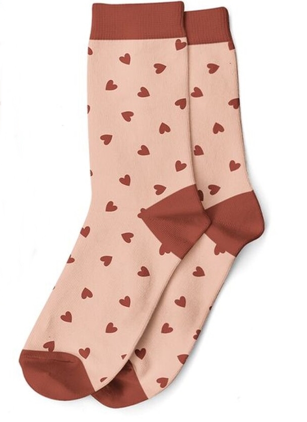Meias estampadas Funny em polyester 35-42 love