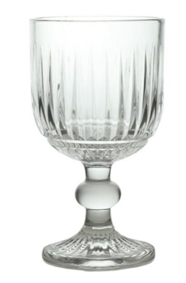 Copos pé alto em vidro Sword 6x330ml branco