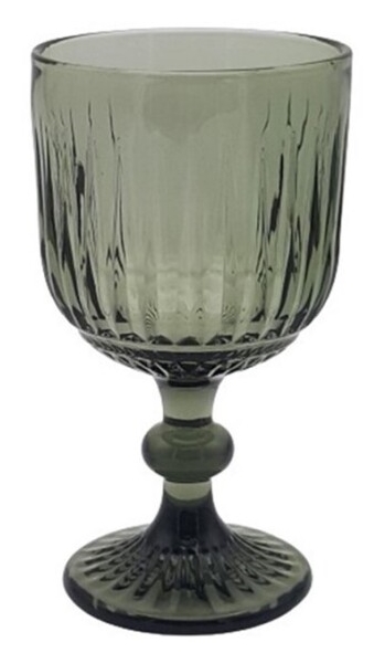 Copos pé alto em vidro Sword 6x230ml verde