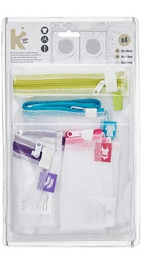 Bolsas máquina lavar roupa nylon x 4