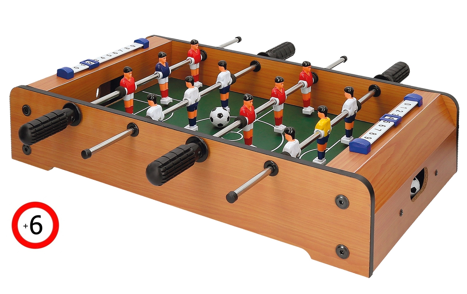 Brinquedo jogo matraquilhos mesa em madeira 31x50cm