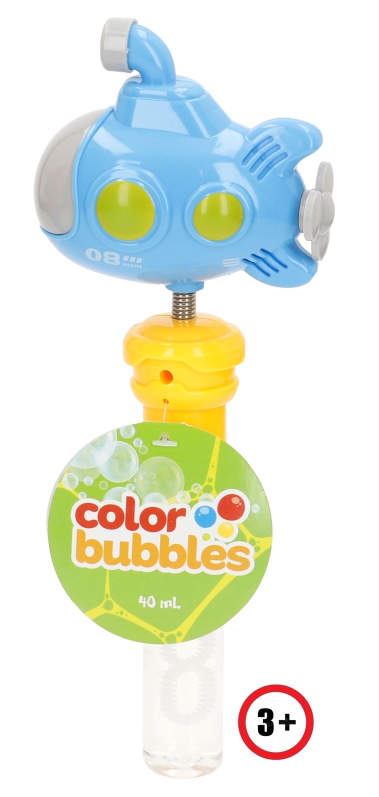 Brinquedo bolas sabão topper 3D - Helicóptero