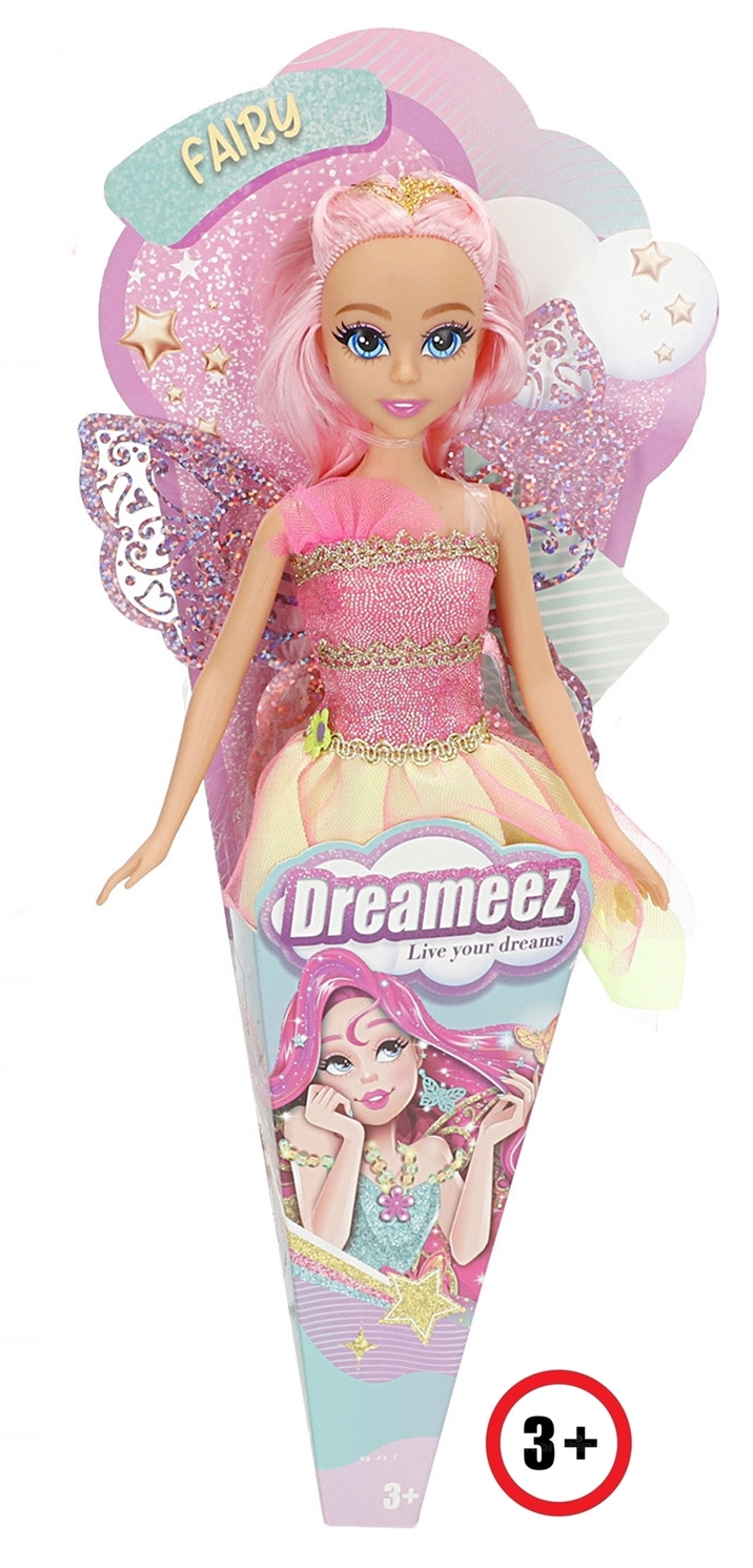 Brinquedo boneca em cartuxo fada princesa 30cm