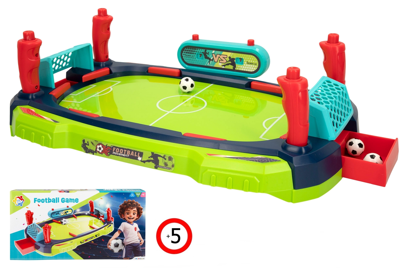 Brinquedo jogo de futebol flippers