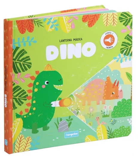 Livro histórias lanterna mágica - dino