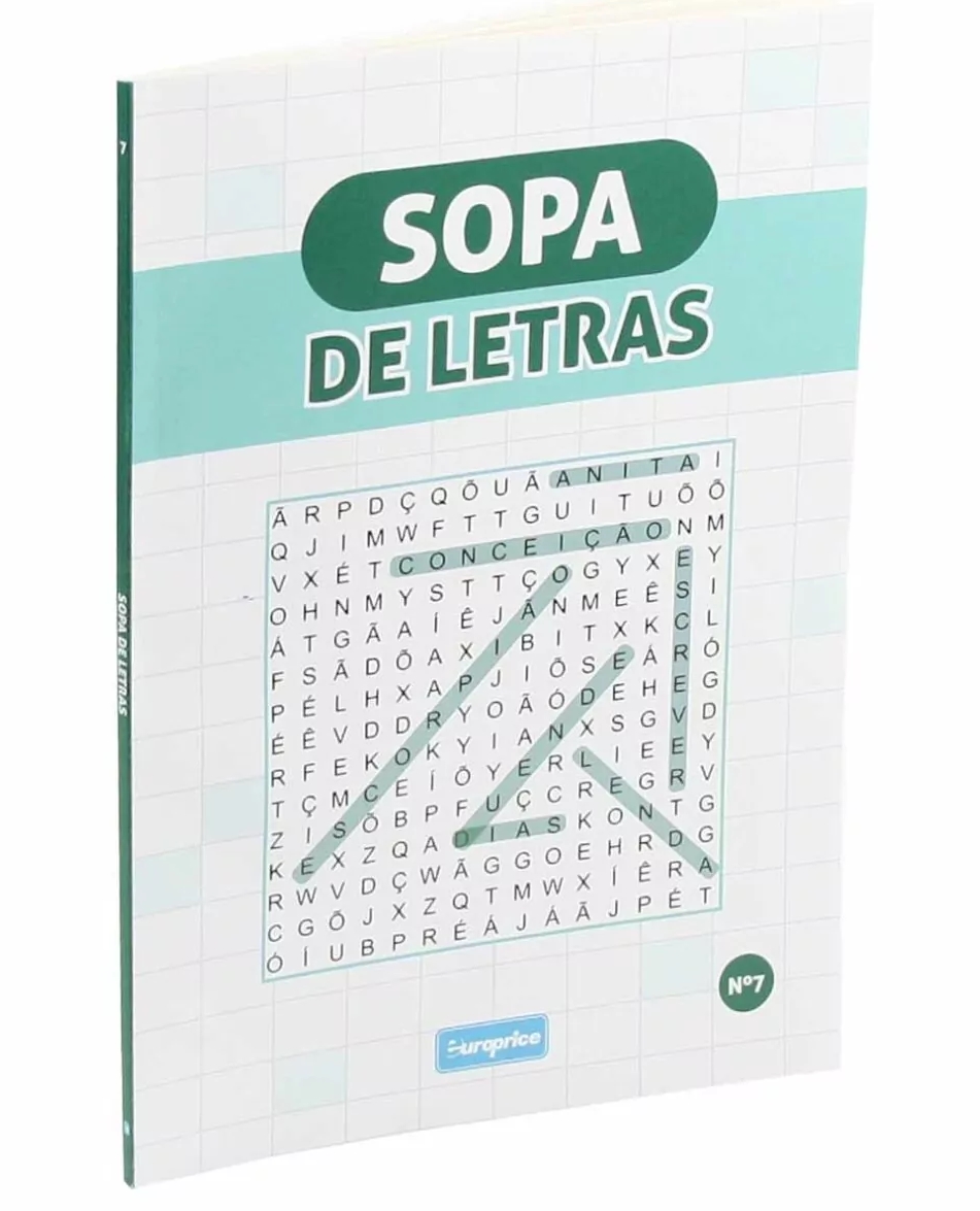 Livro passatempo sopa de letras
