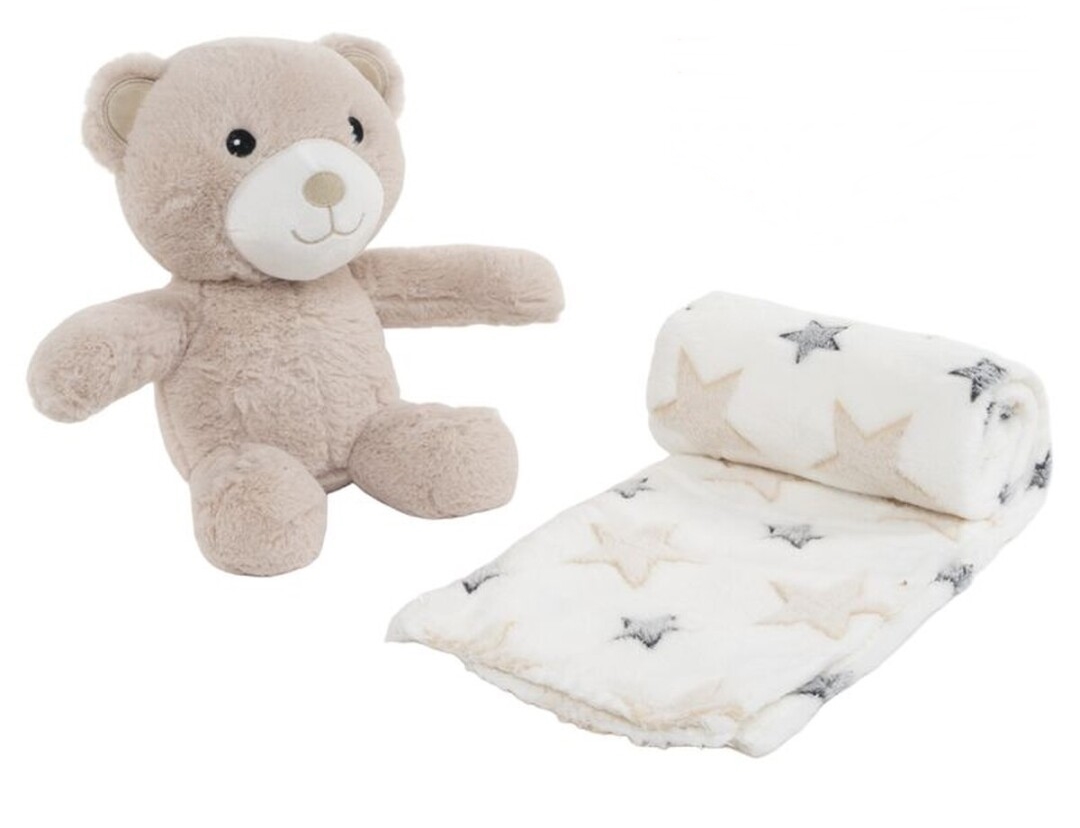 Peluche + manta de viagem CL - Urso