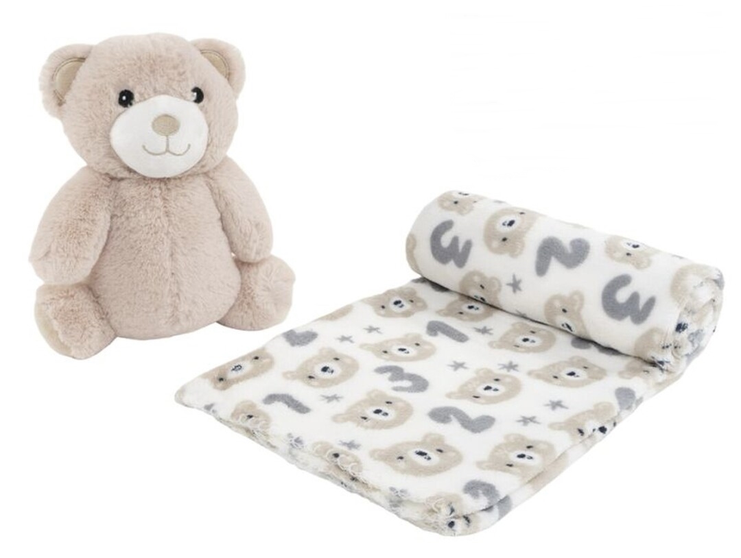 Peluche + manta de viagem CL - Urso