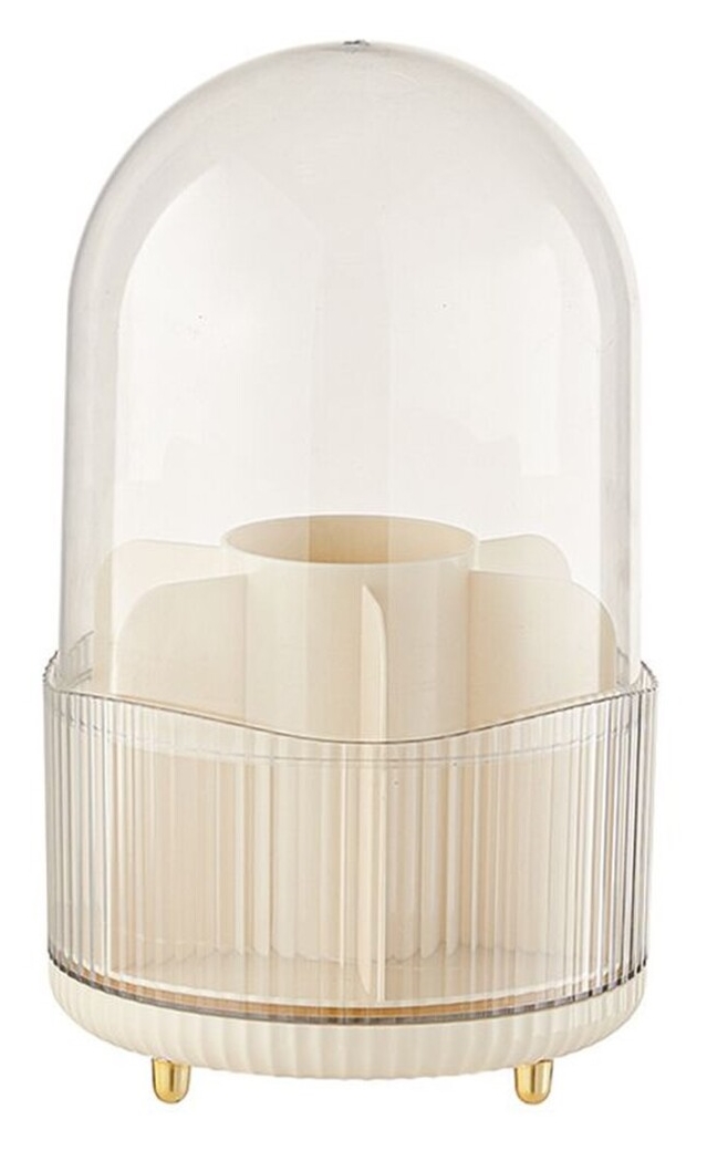 Organizador maquilhagem rotativo CL - acrílico plástico 15x25cm