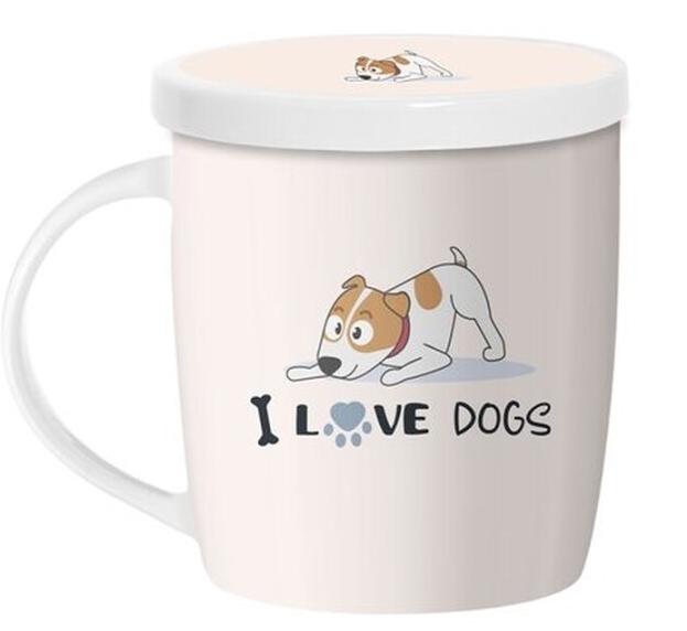 Caneca infusora em cerâmica com caixa CL - gatos 350ml
