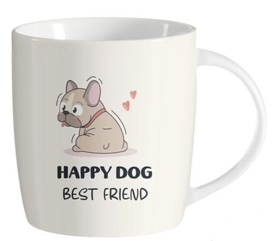 Caneca em caixa CL em cerâmica 350ml Dog