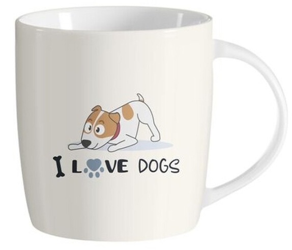 Caneca em caixa CL em cerâmica 350ml Dog