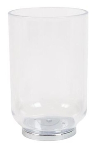 Copo WC em plástico transparente