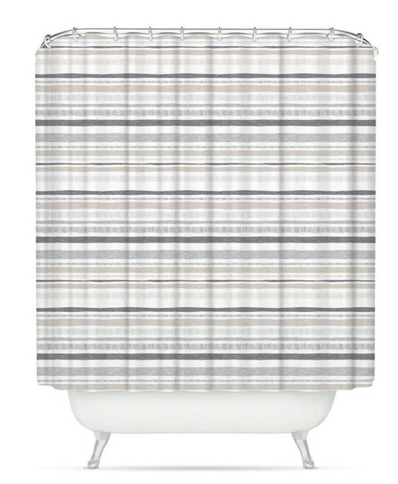 Cortinado WC em polyester CL 180x200cm