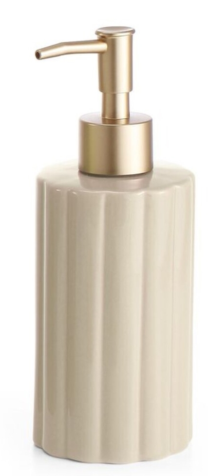 Doseador WC em cerâmica CL - pastel dourado