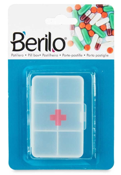 Caixa comprimidos bolso em plástico Berilo - Image 2