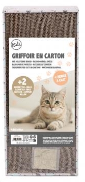 Arranhador gato Kats em caixa cartão -21x48 cm - Image 2