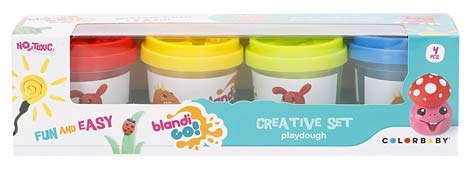 Plasticina balde 4x55g