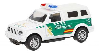 Brinquedo carro pull back Speed & Go escala 1:43 - guarda civil