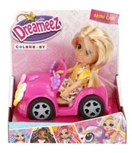 Brinquedo boneca Dreameez no carro - 12cm