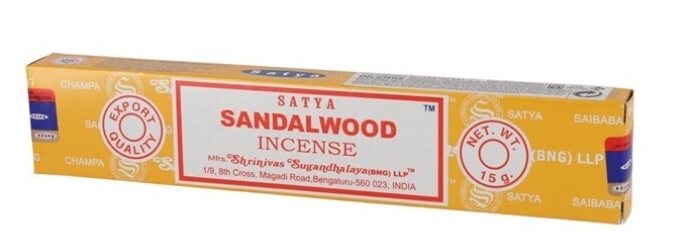 Incenso sticks Satya 12 unds - Sandalwwod