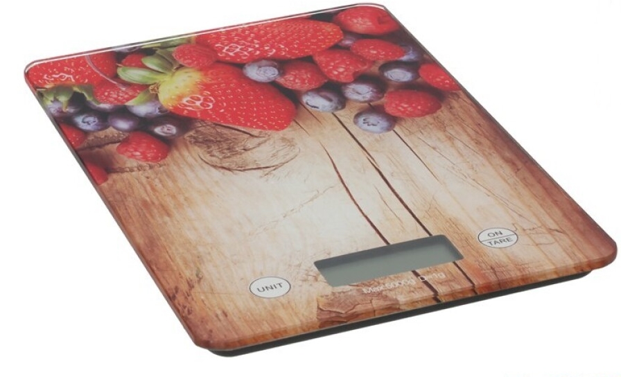 Balança cozinha digital 5kg em vidro