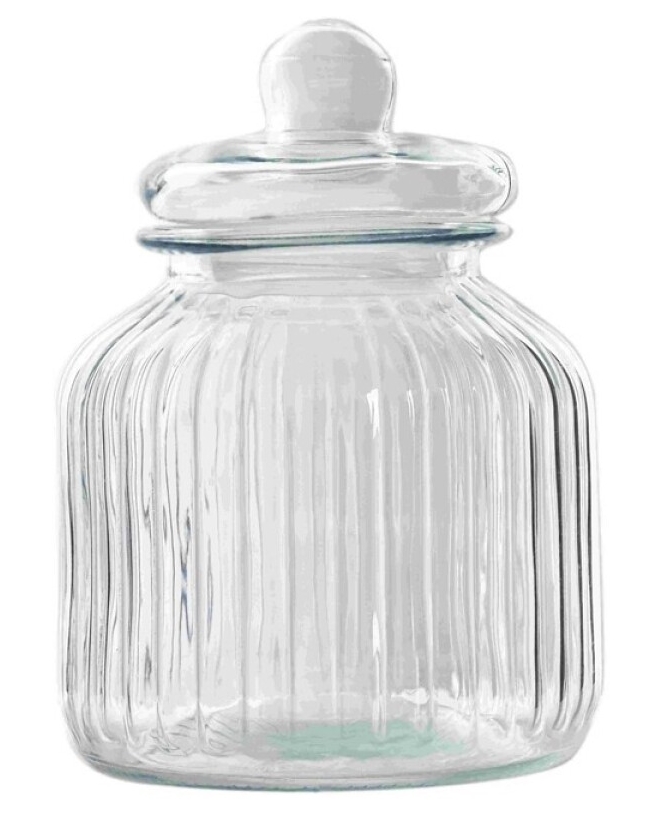 Frasco cozinha em vidro tampa bola G - 3000ml