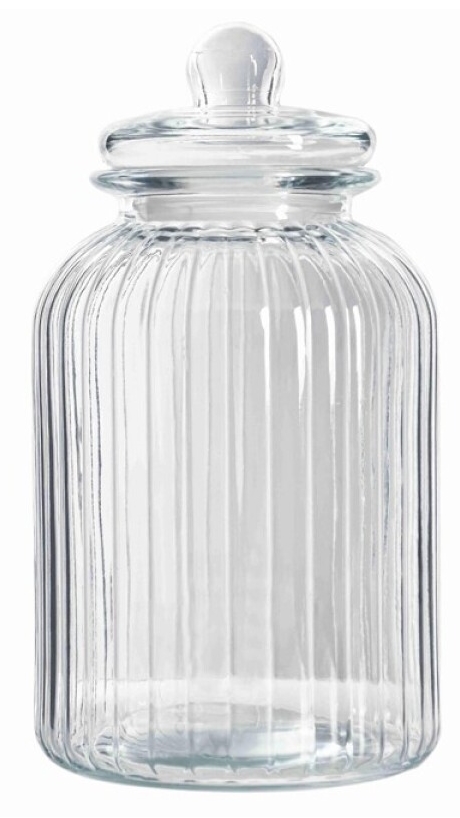 Frasco cozinha em vidro tampa bola G - 5000ml