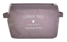 Cesto multiusos desdobrável tela 20x16x15cm