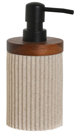 Doseador WC em cerâmica e madeira