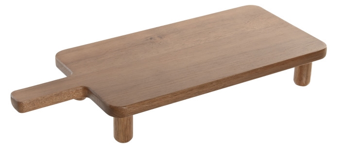 Tabua entradas em acácia - 44x18cm