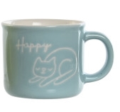 Chávena café Gato Color em cerâmica - 70ml