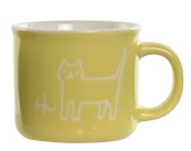 Chávena café Gato Color em cerâmica - 70ml