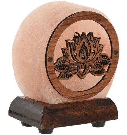 Candeeiro mesa Pedra de Sal dos Himalaias -