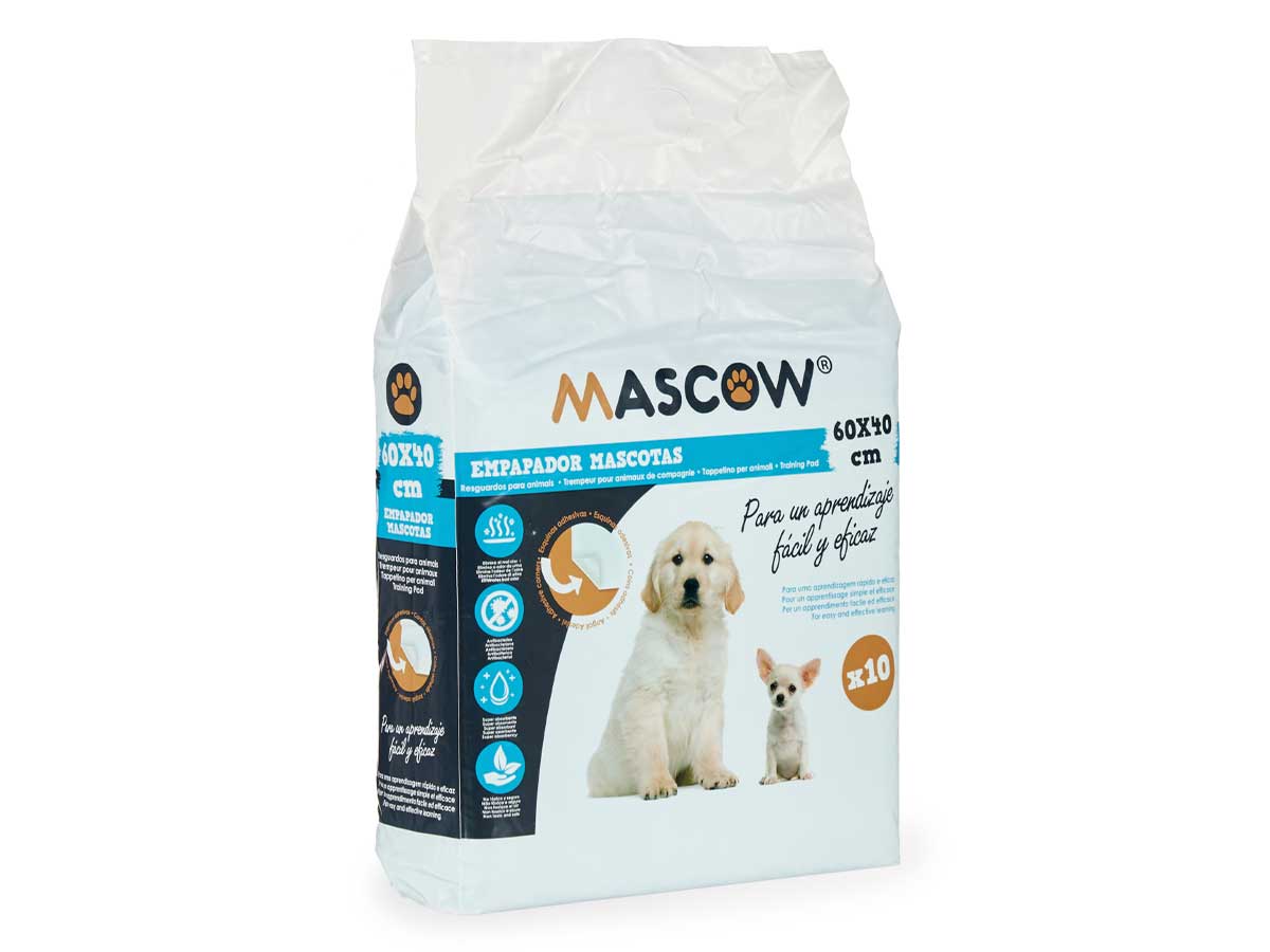 toalhetes treino cão Moscow 10 unds 60*60cm