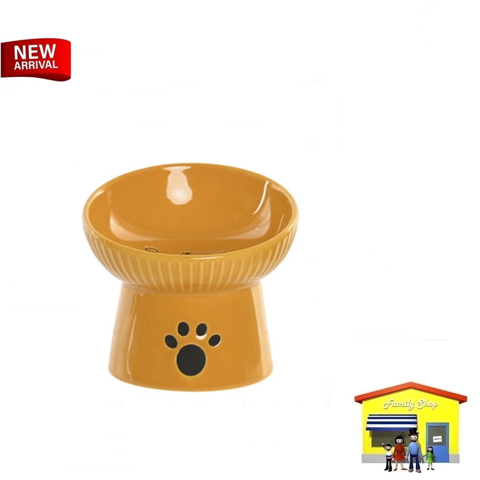 Comedouro cerâmica 13cm