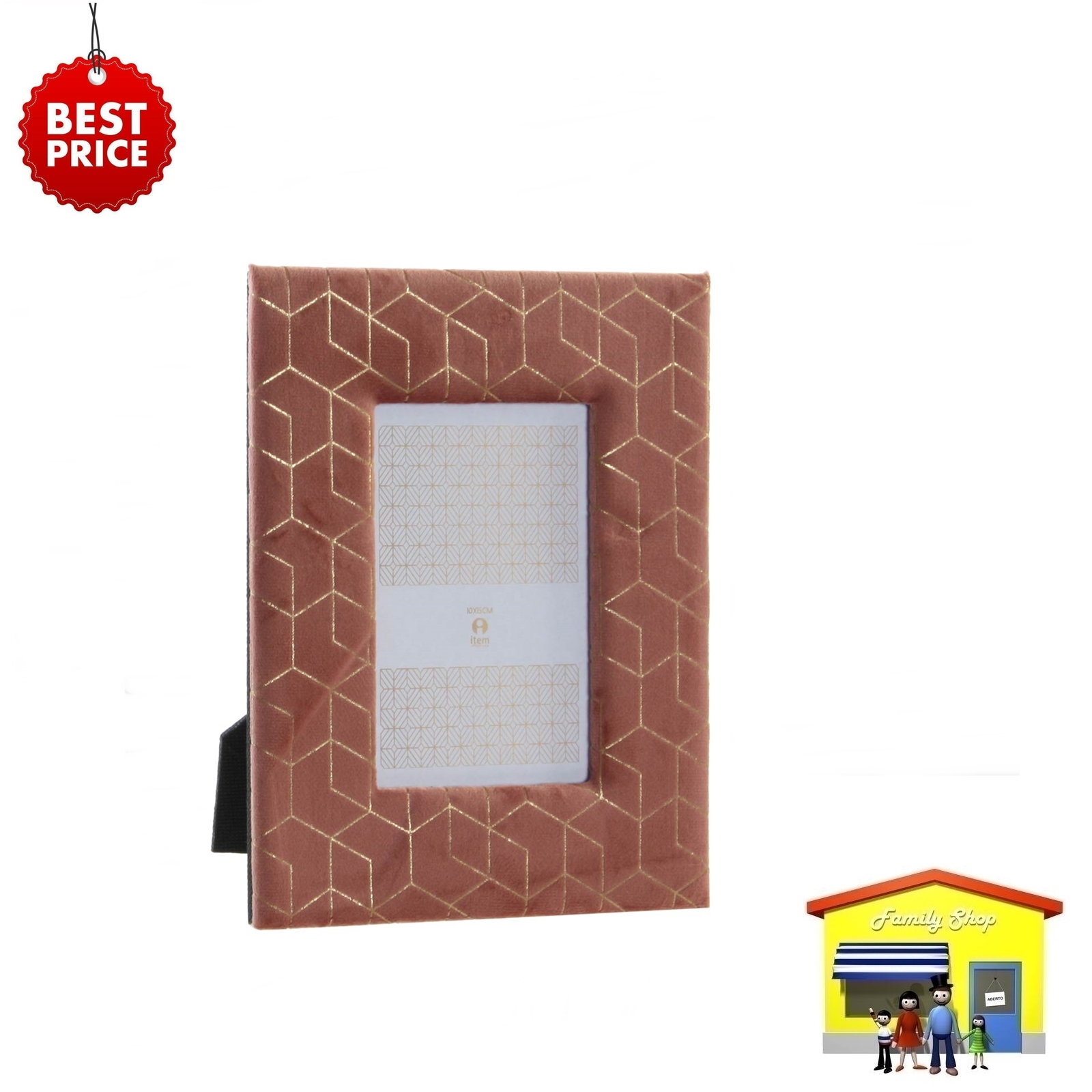 Moldura ITEM 10x15cm plush geométrica