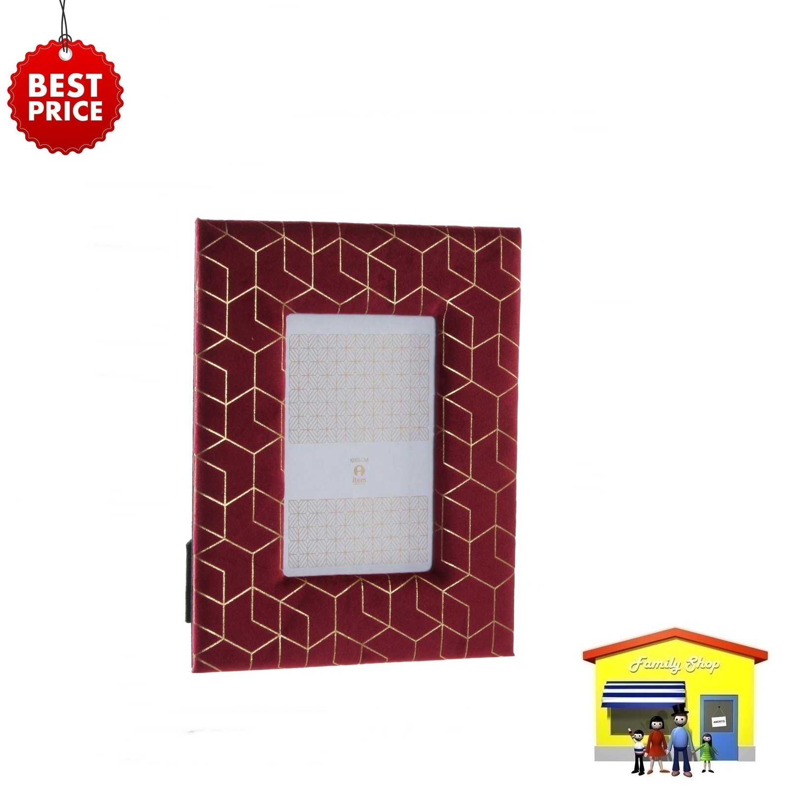 Moldura ITEM 10x15cm plush geométrica