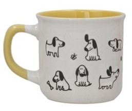 Caneca cerâmica 320ml cães