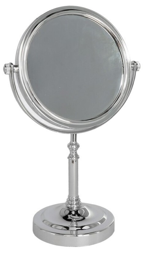 Espelho aumentar X2 em metal 16cm