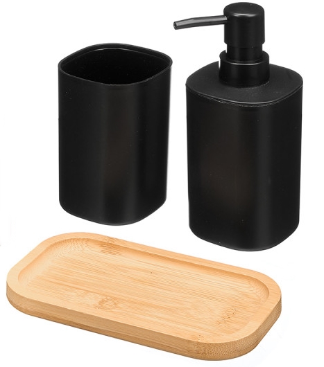 Conjunto WC Berilo em plástico e bambu