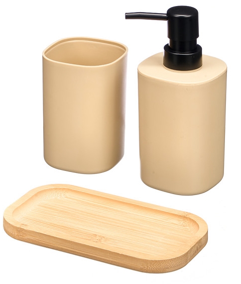 Conjunto WC Berilo em plástico e bambu