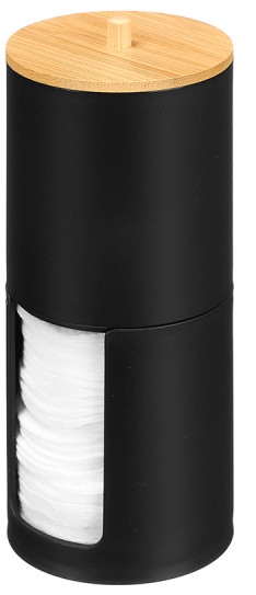 Porta discos desmaquilhantes Berilo em plástico e bambu