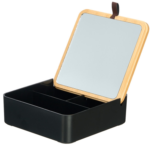 Organizador multiusos Berilo em plástico e bambu