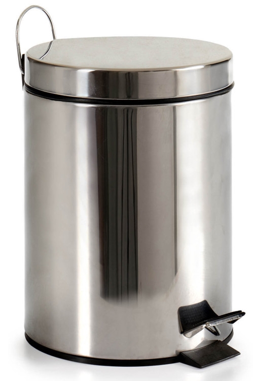 Balde wc pedal Berilo em inox 5L