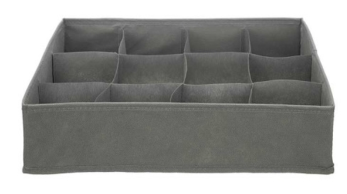 Organizador roupa intima gaveta colmeia Kipit lona 36x24cm