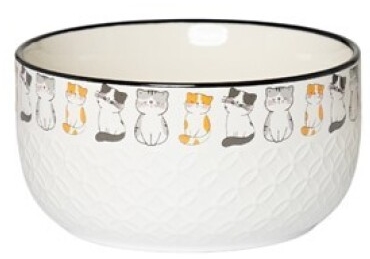 Taça Nauel em cerâmica Gatos - 530ml