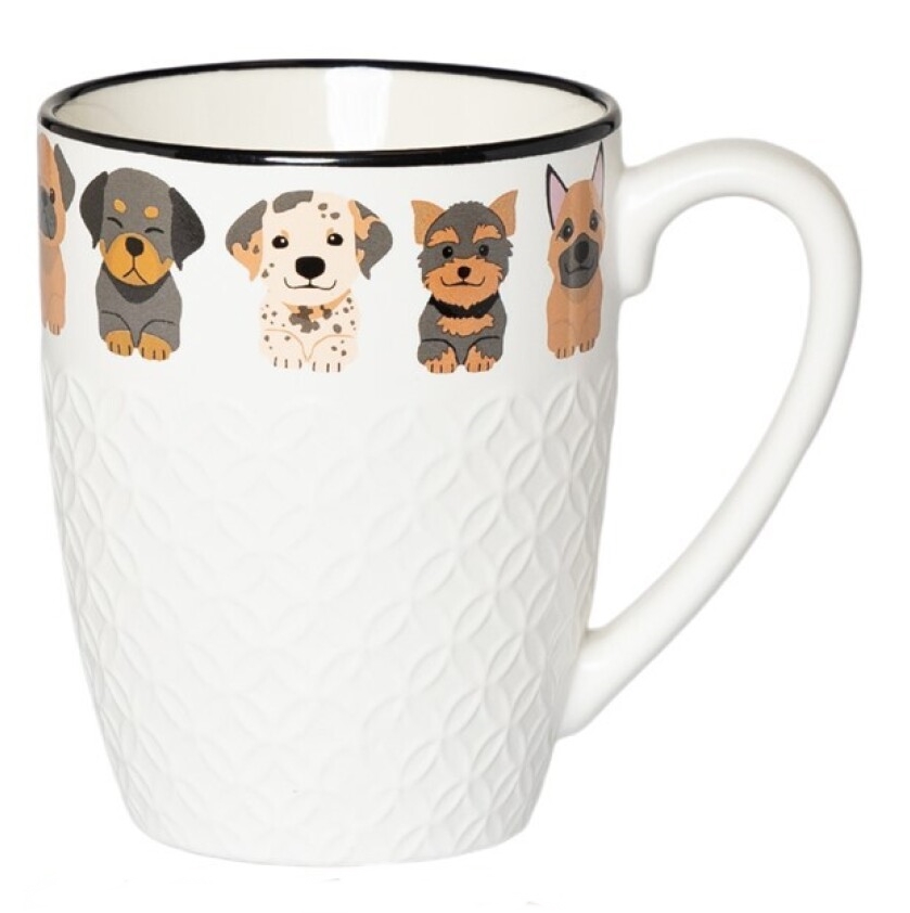 Caneca Nauel em cerâmica cães - 380ml
